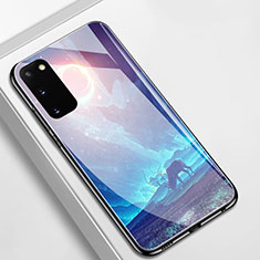 Handyhülle Silikon Hülle Rahmen Schutzhülle Spiegel Modisch Muster M01 für Samsung Galaxy S20 5G Plusfarbig