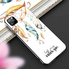 Handyhülle Silikon Hülle Rahmen Schutzhülle Spiegel Modisch Muster M02 für Apple iPhone 11 Pro Max Gelb