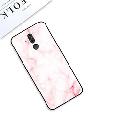 Handyhülle Silikon Hülle Rahmen Schutzhülle Spiegel Modisch Muster S01 für Huawei Mate 20 Lite Rosa
