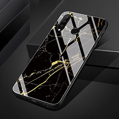 Handyhülle Silikon Hülle Rahmen Schutzhülle Spiegel Modisch Muster S01 für Huawei P30 Lite New Edition Gold