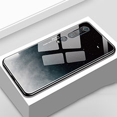 Handyhülle Silikon Hülle Rahmen Schutzhülle Spiegel Modisch Muster S01 für Xiaomi Mi 10 Pro Grau