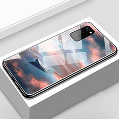 Handyhülle Silikon Hülle Rahmen Schutzhülle Spiegel Modisch Muster S02 für Huawei Honor View 30 5G Braun