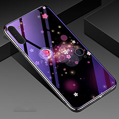 Handyhülle Silikon Hülle Rahmen Schutzhülle Spiegel Modisch Muster S02 für Samsung Galaxy Note 10 5G Violett