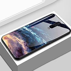 Handyhülle Silikon Hülle Rahmen Schutzhülle Spiegel Modisch Muster S02 für Xiaomi Redmi K30 5G Braun