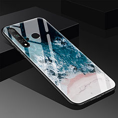 Handyhülle Silikon Hülle Rahmen Schutzhülle Spiegel Modisch Muster S03 für Huawei Nova 5i Grün