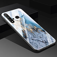 Handyhülle Silikon Hülle Rahmen Schutzhülle Spiegel Modisch Muster S03 für Huawei Nova 5i Plusfarbig