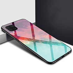 Handyhülle Silikon Hülle Rahmen Schutzhülle Spiegel Modisch Muster S03 für Huawei Nova 6 SE Rot
