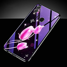 Handyhülle Silikon Hülle Rahmen Schutzhülle Spiegel Modisch Muster S04 für Huawei Honor 10 Lite Pink