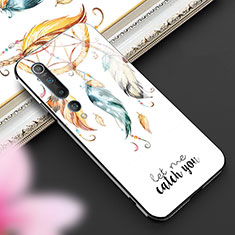 Handyhülle Silikon Hülle Rahmen Schutzhülle Spiegel Modisch Muster S04 für Xiaomi Mi 10 Gelb