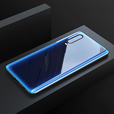 Handyhülle Silikon Hülle Rahmen Schutzhülle Spiegel Modisch Muster Z02 für Huawei P30 Hellblau