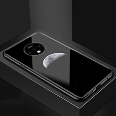 Handyhülle Silikon Hülle Rahmen Schutzhülle Spiegel Sternenhimmel für OnePlus 7T Schwarz