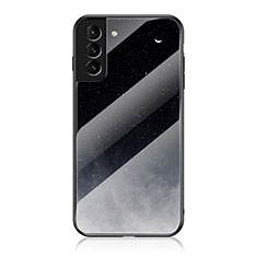 Handyhülle Silikon Hülle Rahmen Schutzhülle Spiegel Sternenhimmel für Samsung Galaxy S21 Plus 5G Schwarz