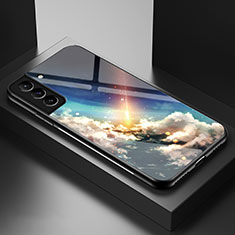 Handyhülle Silikon Hülle Rahmen Schutzhülle Spiegel Sternenhimmel S01 für Samsung Galaxy S22 5G Plusfarbig