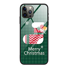 Handyhülle Silikon Hülle Rahmen Schutzhülle Spiegel Weihnachten für Apple iPhone 12 Pro Grün