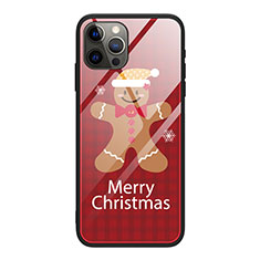 Handyhülle Silikon Hülle Rahmen Schutzhülle Spiegel Weihnachten für Apple iPhone 12 Pro Max Fuchsie