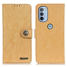 Handytasche Stand Schutzhülle Flip Leder Hülle A01D für Motorola Moto G41 Gold