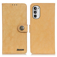 Handytasche Stand Schutzhülle Flip Leder Hülle A01D für Motorola MOTO G52 Gold