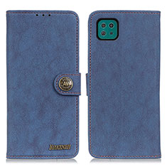 Handytasche Stand Schutzhülle Flip Leder Hülle A01D für Samsung Galaxy A22 5G Blau