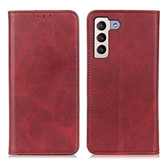 Handytasche Stand Schutzhülle Flip Leder Hülle A02D für Samsung Galaxy S22 Plus 5G Rot