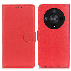 Handytasche Stand Schutzhülle Flip Leder Hülle A03D für Huawei Honor X9b 5G Rot
