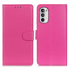 Handytasche Stand Schutzhülle Flip Leder Hülle A03D für Motorola Moto G82 5G Pink