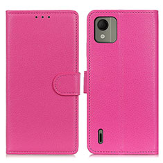 Handytasche Stand Schutzhülle Flip Leder Hülle A03D für Nokia C110 Pink