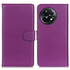 Handytasche Stand Schutzhülle Flip Leder Hülle A03D für OnePlus Ace 2 Pro 5G Violett