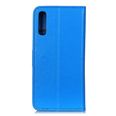 Handytasche Stand Schutzhülle Flip Leder Hülle A03D für Samsung Galaxy M02 Hellblau