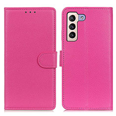 Handytasche Stand Schutzhülle Flip Leder Hülle A03D für Samsung Galaxy S21 Plus 5G Pink
