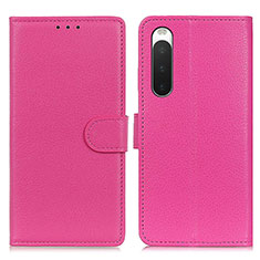 Handytasche Stand Schutzhülle Flip Leder Hülle A03D für Sony Xperia 10 V Pink