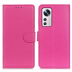 Handytasche Stand Schutzhülle Flip Leder Hülle A03D für Xiaomi Mi 12 5G Pink