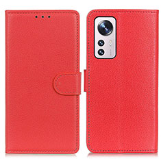 Handytasche Stand Schutzhülle Flip Leder Hülle A03D für Xiaomi Mi 12 Pro 5G Rot