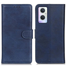 Handytasche Stand Schutzhülle Flip Leder Hülle A04D für Oppo Reno7 Z 5G Blau