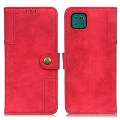 Handytasche Stand Schutzhülle Flip Leder Hülle A04D für Samsung Galaxy A22 5G Rot