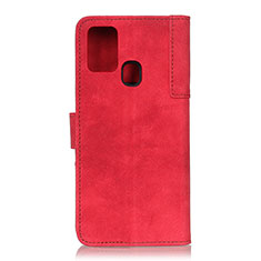 Handytasche Stand Schutzhülle Flip Leder Hülle A05D für Motorola Moto G31 Rot