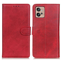 Handytasche Stand Schutzhülle Flip Leder Hülle A05D für Motorola Moto G32 Rot