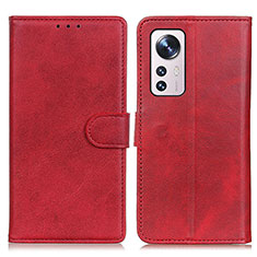 Handytasche Stand Schutzhülle Flip Leder Hülle A05D für Xiaomi Mi 12S Pro 5G Rot