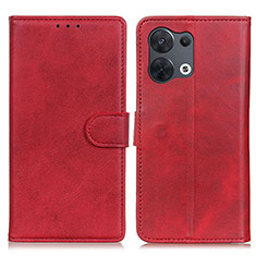 Handytasche Stand Schutzhülle Flip Leder Hülle A05D für Xiaomi Redmi Note 13 5G Rot