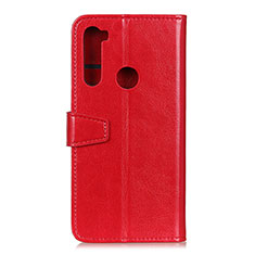 Handytasche Stand Schutzhülle Flip Leder Hülle A06D für Motorola Moto One Fusion Plus Rot