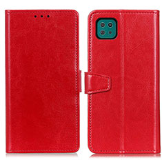 Handytasche Stand Schutzhülle Flip Leder Hülle A06D für Samsung Galaxy A22 5G Rot