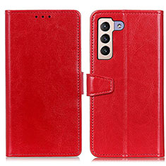 Handytasche Stand Schutzhülle Flip Leder Hülle A06D für Samsung Galaxy S22 Plus 5G Rot