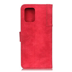 Handytasche Stand Schutzhülle Flip Leder Hülle A07D für Motorola Moto G100 5G Rot