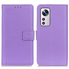 Handytasche Stand Schutzhülle Flip Leder Hülle A08D für Xiaomi Mi 12 Lite 5G Violett