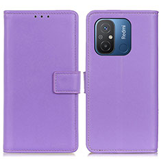 Handytasche Stand Schutzhülle Flip Leder Hülle A08D für Xiaomi Poco C55 Violett