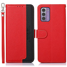 Handytasche Stand Schutzhülle Flip Leder Hülle A09D für Nokia G310 5G Rot