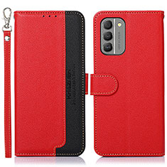 Handytasche Stand Schutzhülle Flip Leder Hülle A09D für Nokia G400 5G Rot