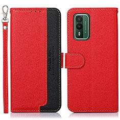Handytasche Stand Schutzhülle Flip Leder Hülle A09D für Nokia XR21 Rot