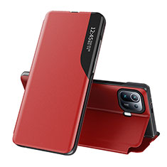 Handytasche Stand Schutzhülle Flip Leder Hülle A09D für Xiaomi Mi 11 Pro 5G Rot