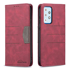 Handytasche Stand Schutzhülle Flip Leder Hülle B01F für Samsung Galaxy A52s 5G Rot