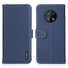 Handytasche Stand Schutzhülle Flip Leder Hülle B01H für Nokia G50 5G Blau
